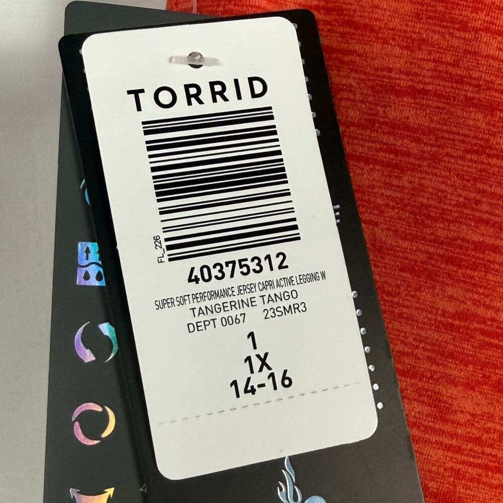 Torrid Active Soft Performance Jersey Capri Activ… - image 12